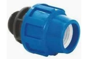 KPE átmenet KM  40 mm x1" 16bár KÉK